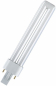 Preview: OSRAM Dulux S, Kompaktleuchtstofflampe, 11W/830 warm white, G23, 2pin