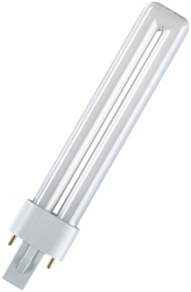 OSRAM Dulux S, Kompaktleuchtstofflampe, 11W/830 warm white, G23, 2pin